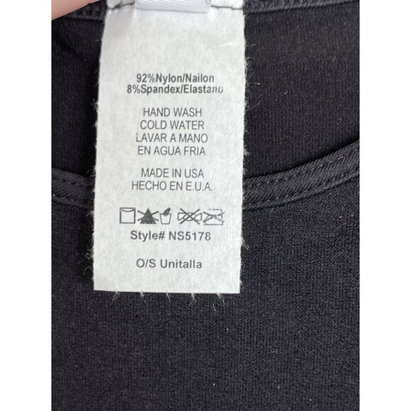 Tiki Biki Tank Top Womens One Size Stretch BlackLadies - Picture 4 of 4